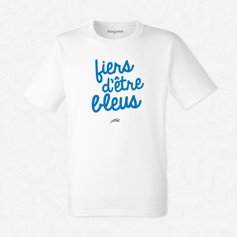 T-shirt Fiers d'être bleus