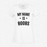 T-shirt My name is boobs