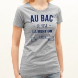 T-shirt Je vise la mention admis