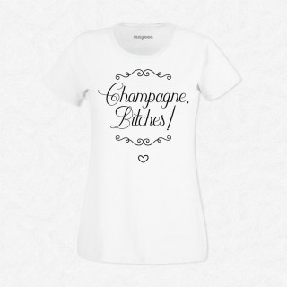 T-shirt Champagne bitches