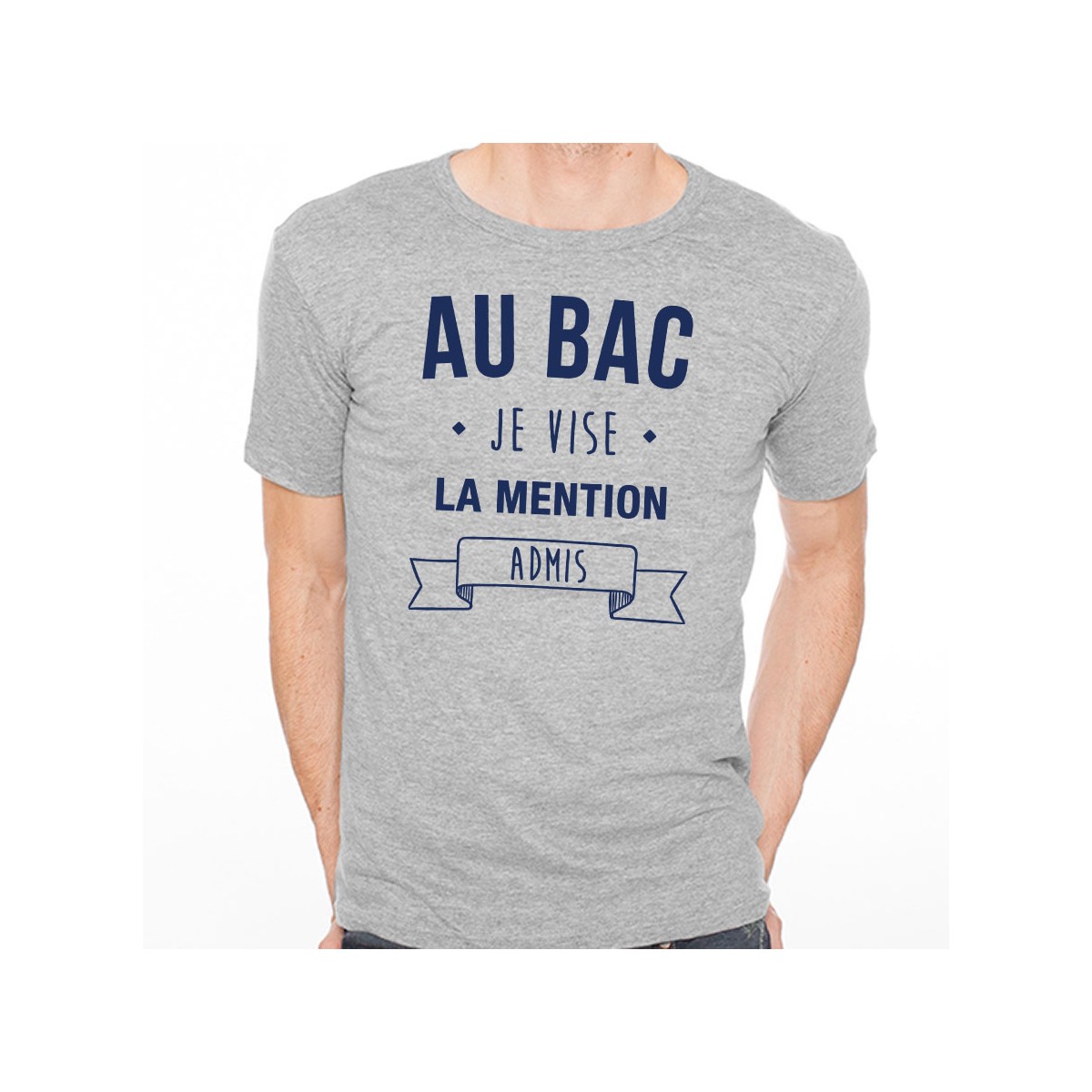 T-shirt Je vise la mention admis