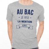 T-shirt Je vise la mention admis