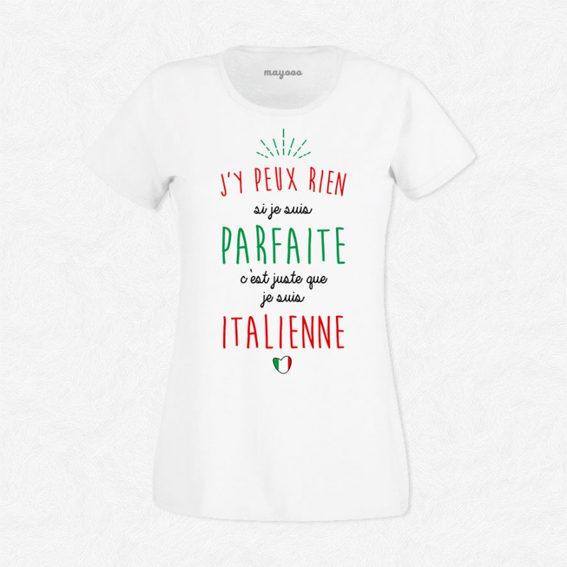 T-shirt Je suis Italienne