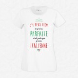 T-shirt Je suis Italienne