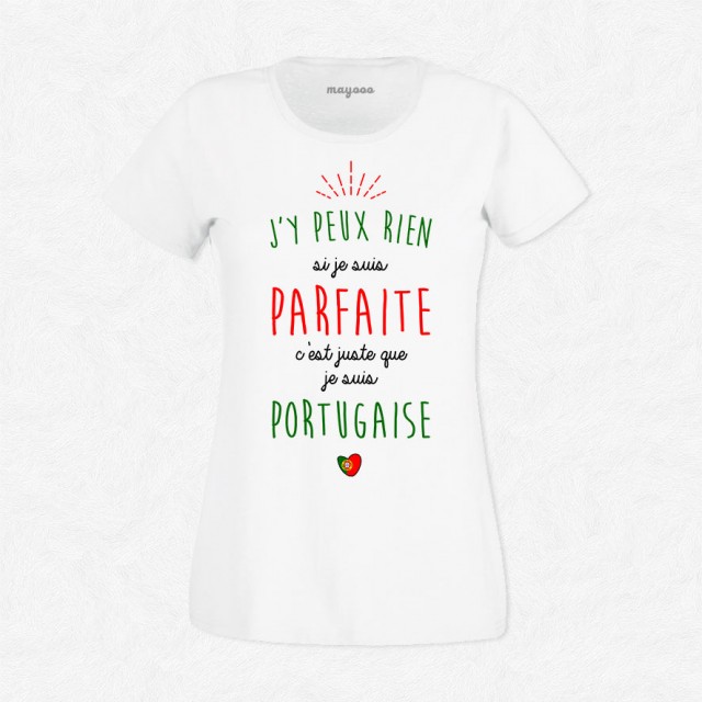 T-shirt Je suis Portugaise