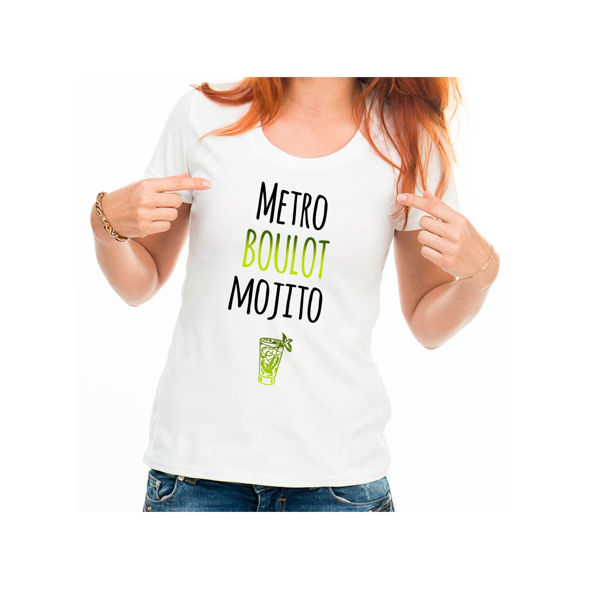 T-shirt Métro Boulot Mojito