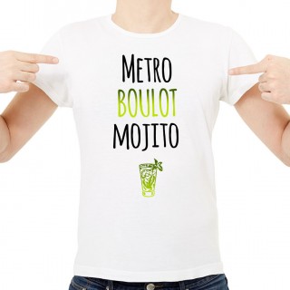 T-shirt Métro Boulot Mojito