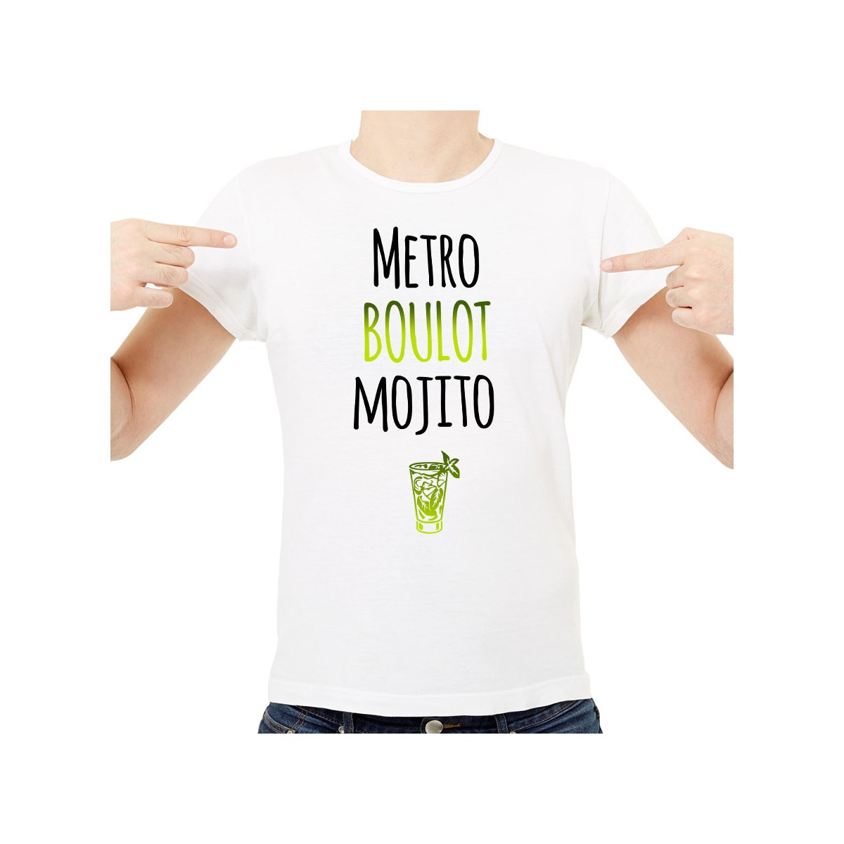 T-shirt Métro Boulot Mojito