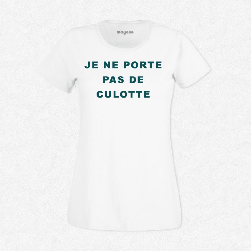 T-shirt Je ne porte pas de culotte