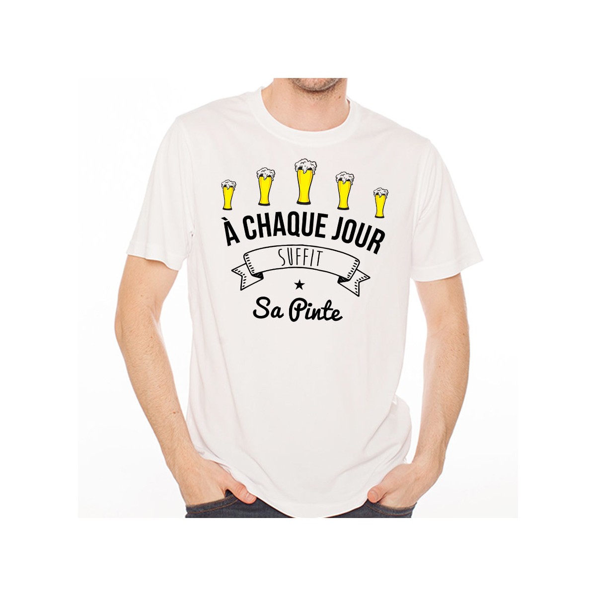 T-shirt À chaque jour suffit sa pinte