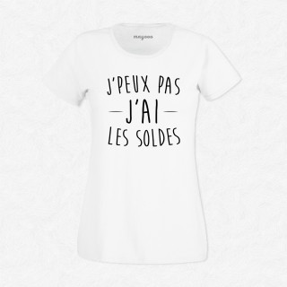 T-shirt J'peux pas j'ai les soldes