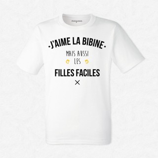 T-shirt J'aime la bibine