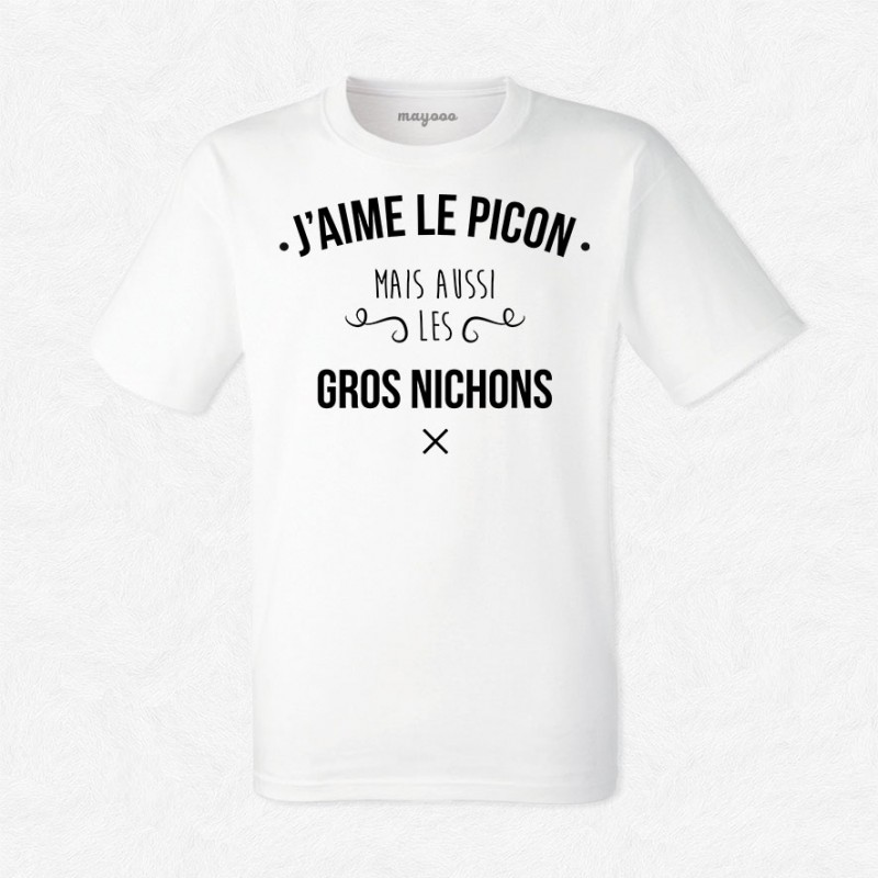 T-shirt J'aime le picon