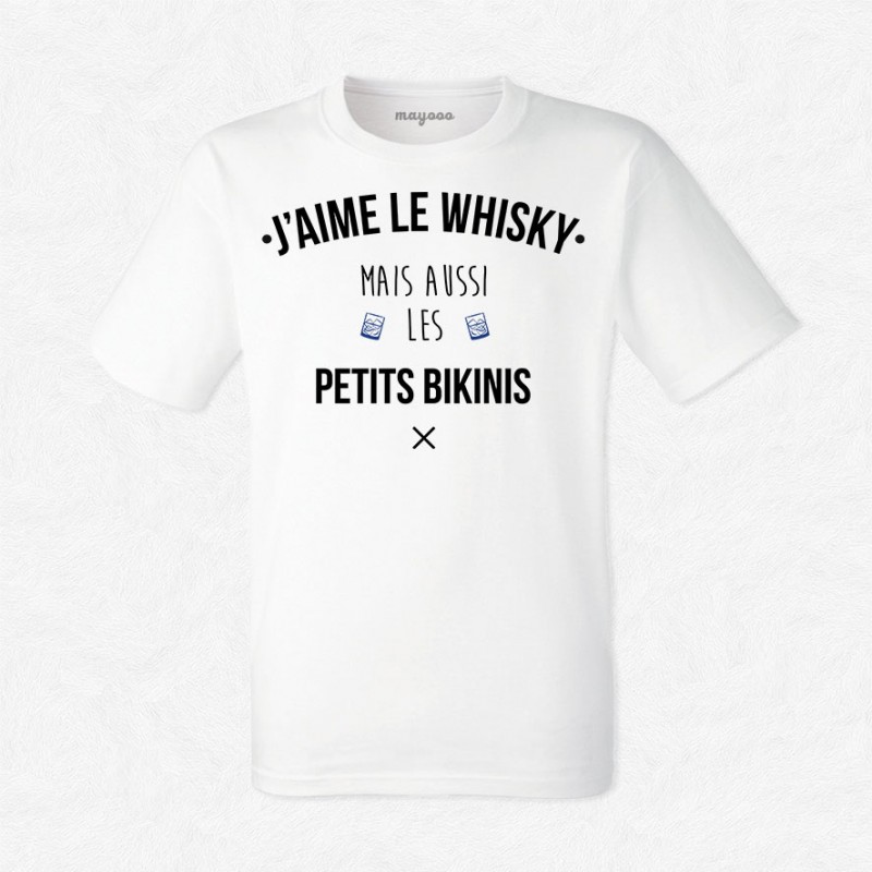 T-shirt J'aime le whisky