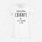 T-shirt Avant j’étais chiante