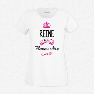 T-shirt Reine de la flemmardise