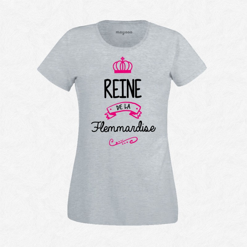 T-shirt Reine de la flemmardise