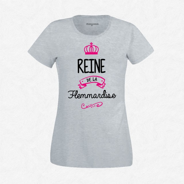 T-shirt Reine de la flemmardise