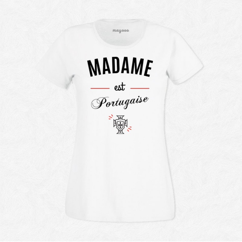 T-shirt Madame est Portugaise