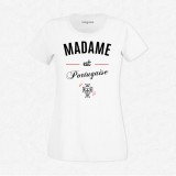 T-shirt Madame est Portugaise