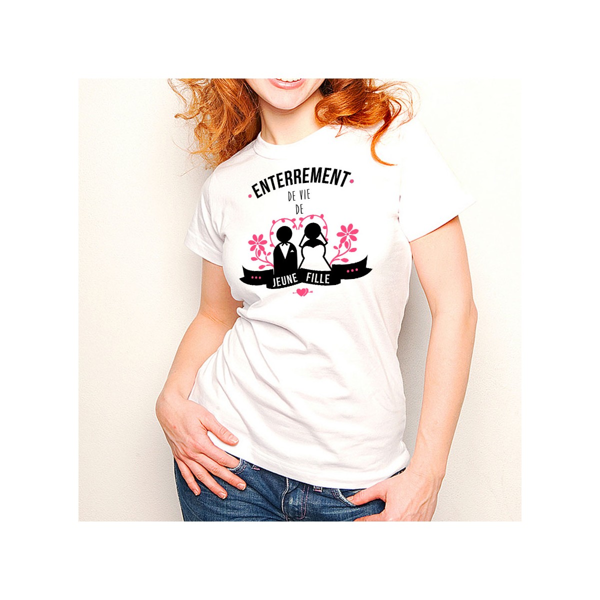 T-shirt Enterrement de vie de jeune fille