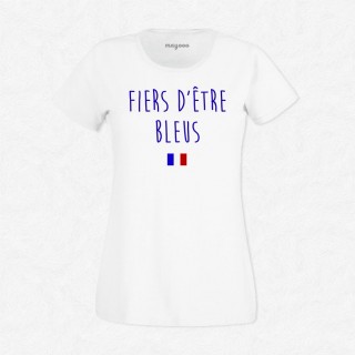 T-shirt Fiers d'être bleus