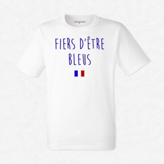 T-shirt Fiers d'être bleus