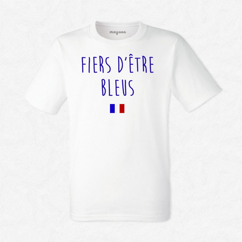 T-shirt Fiers d'être bleus