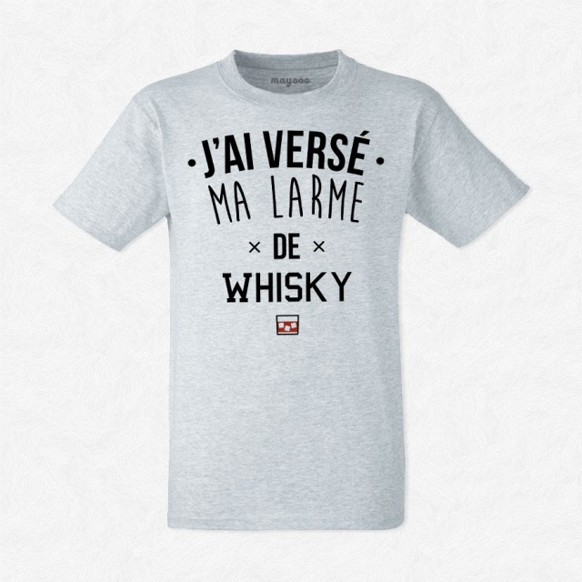 T-shirt Larme de whisky