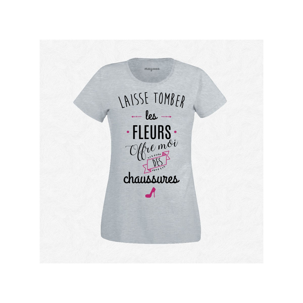 T-shirt Laisse tomber les fleurs