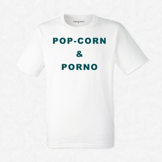 T-shirt Pop corn and porno