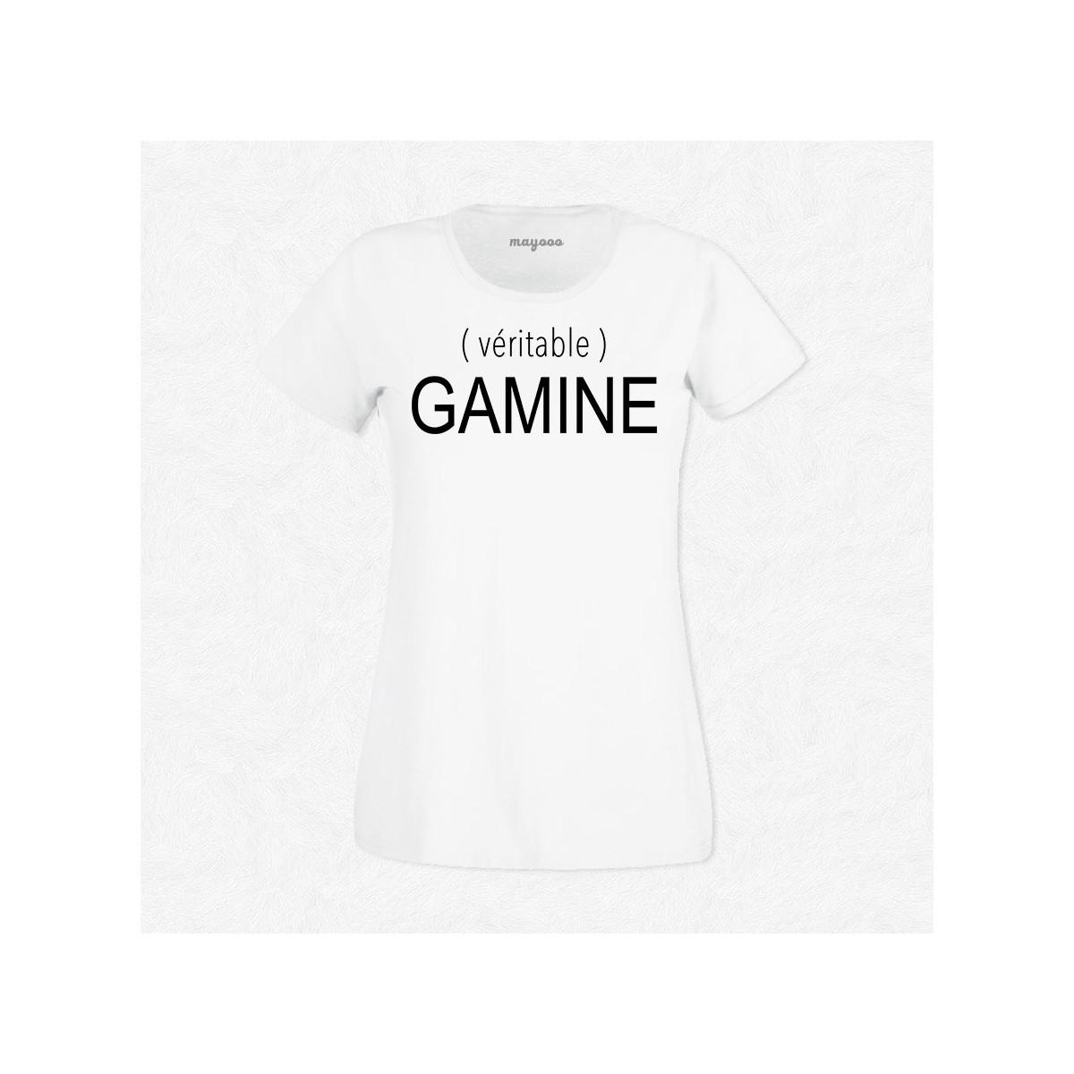 T-shirt Véritable gamine