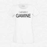 T-shirt Véritable gamine