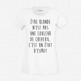 T-shirt Être Blonde