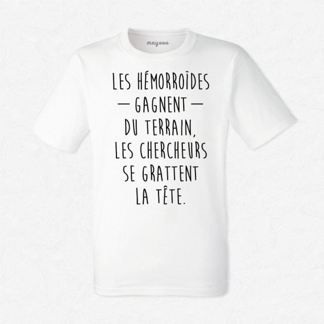 T-shirt Les hémorroïdes