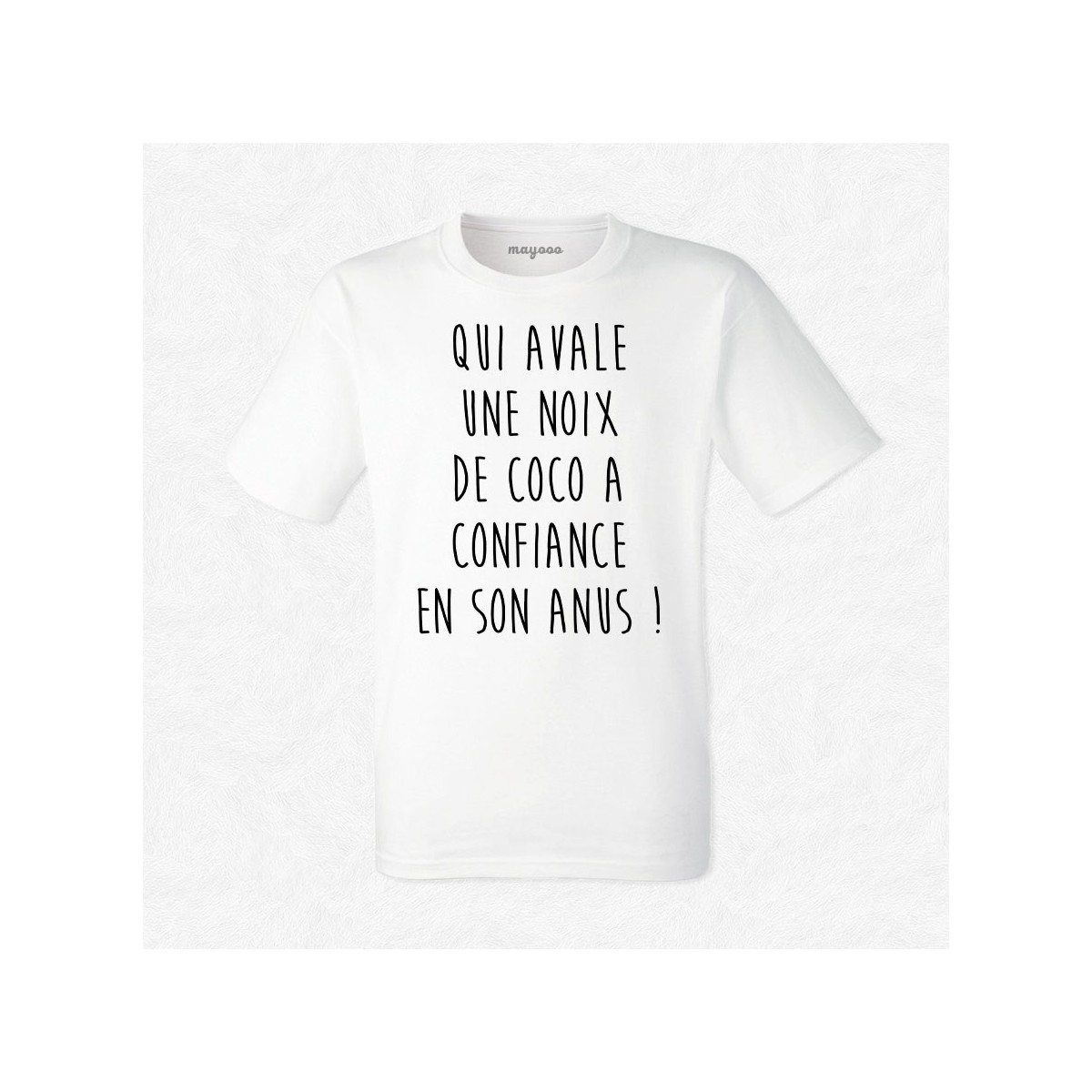 T-shirt Qui avale une noix de coco...