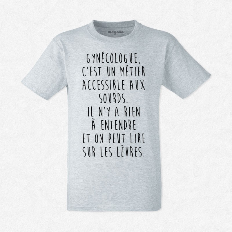 T-shirt Gynécologue