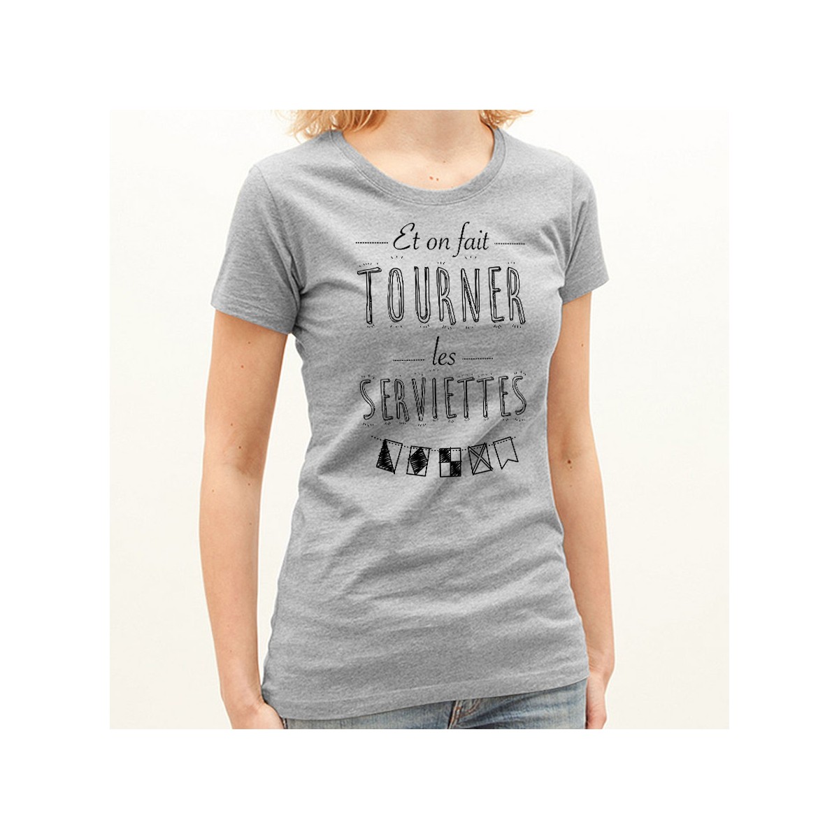 T-shirt Tourner les serviettes