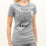 T-shirt Tourner les serviettes