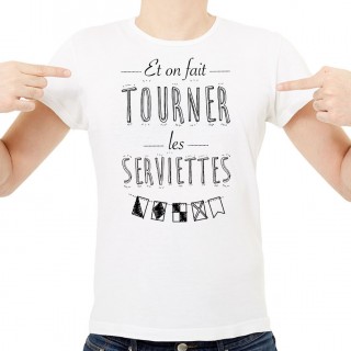 T-shirt Tourner les serviettes