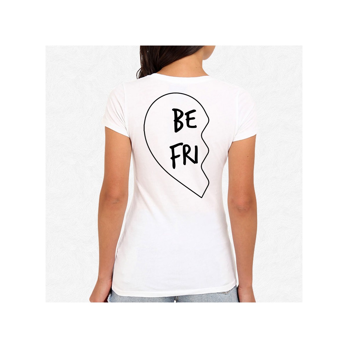 T-shirt Best Friend Coeur 1