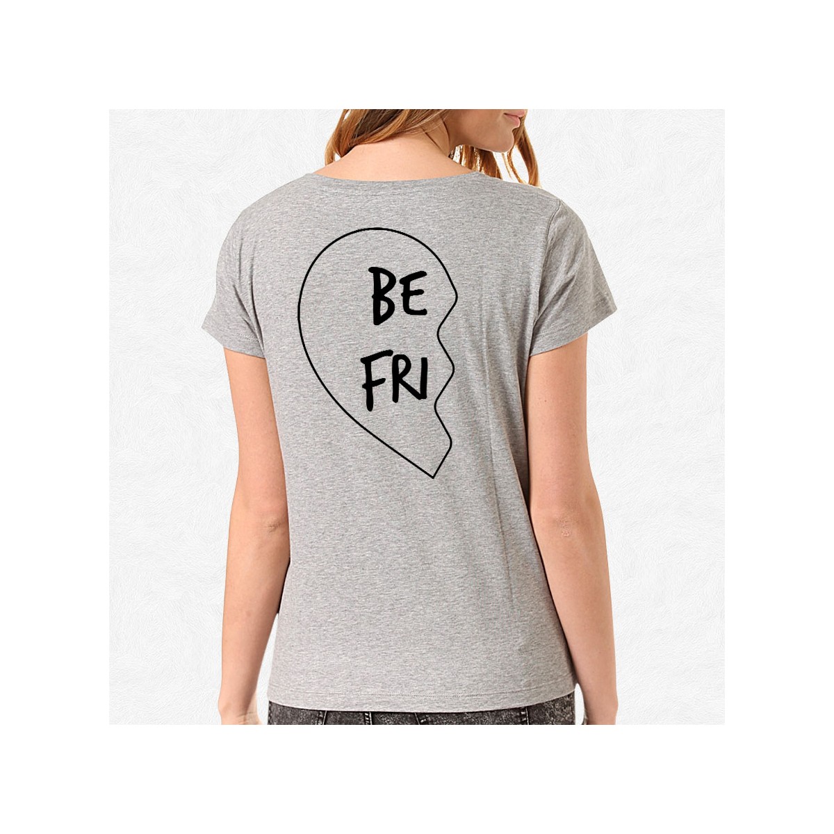 T-shirt Best Friend Coeur 1