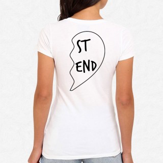 T-shirt Best Friend Coeur 2