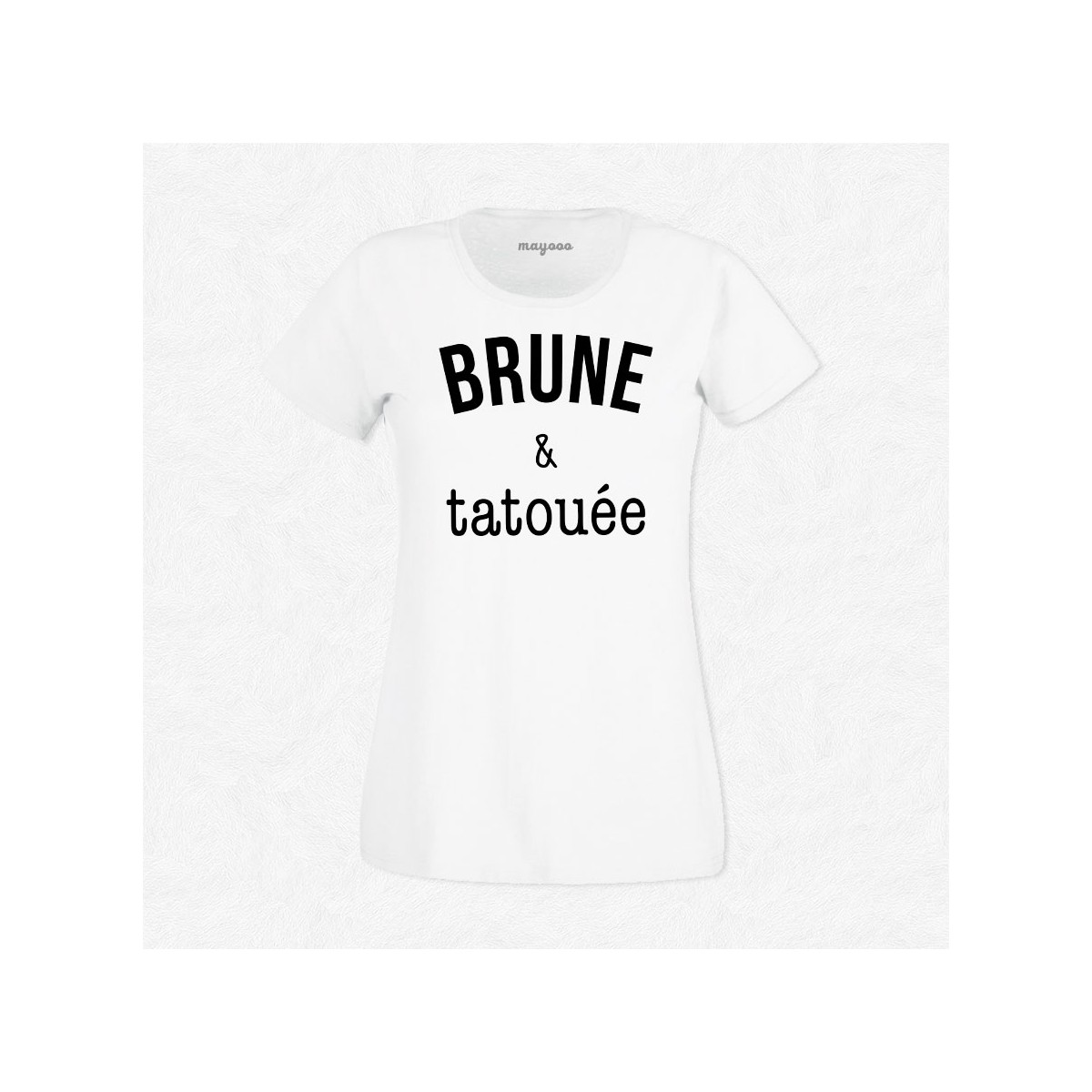 T-shirt Brune & tatouée