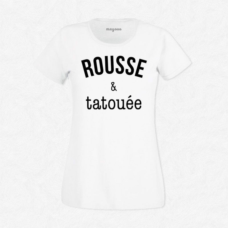 T-shirt Rousse & tatouée