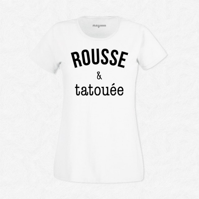 T-shirt Rousse & tatouée