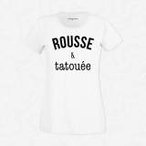 T-shirt Rousse & tatouée