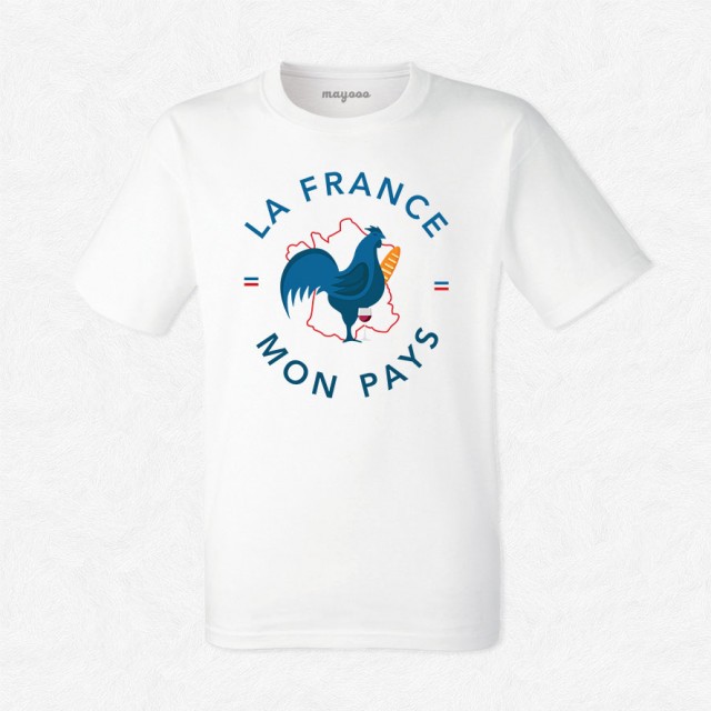 T-shirt La France, Mon pays
