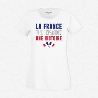 T-shirt La France, une nation, une histoire