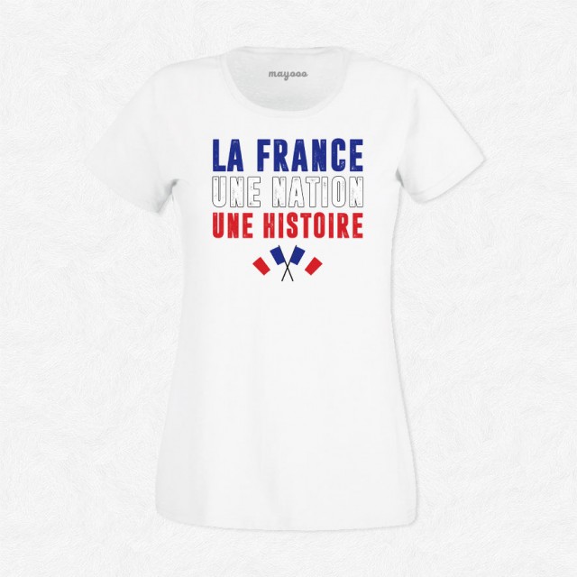 T-shirt La France, une nation, une histoire